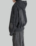 FENG CHEN WANG DENIM FOLDING OVERSIZED JACKET - 082plus