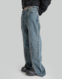 DENIM SEAMING PANTS