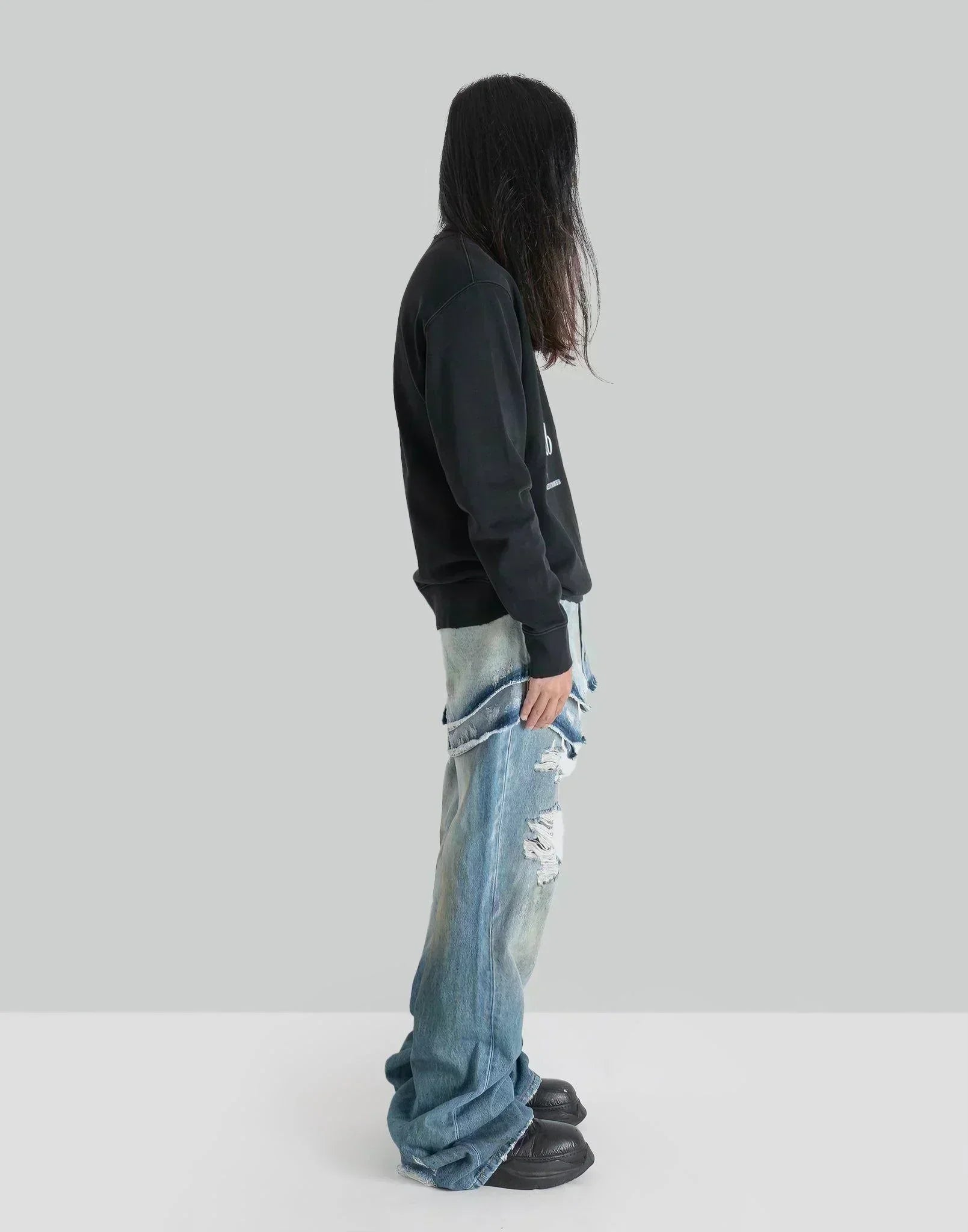 パンツ EGONlab samy wide leg jeans S EgonLab SAMY WIDE LEG – 082plus