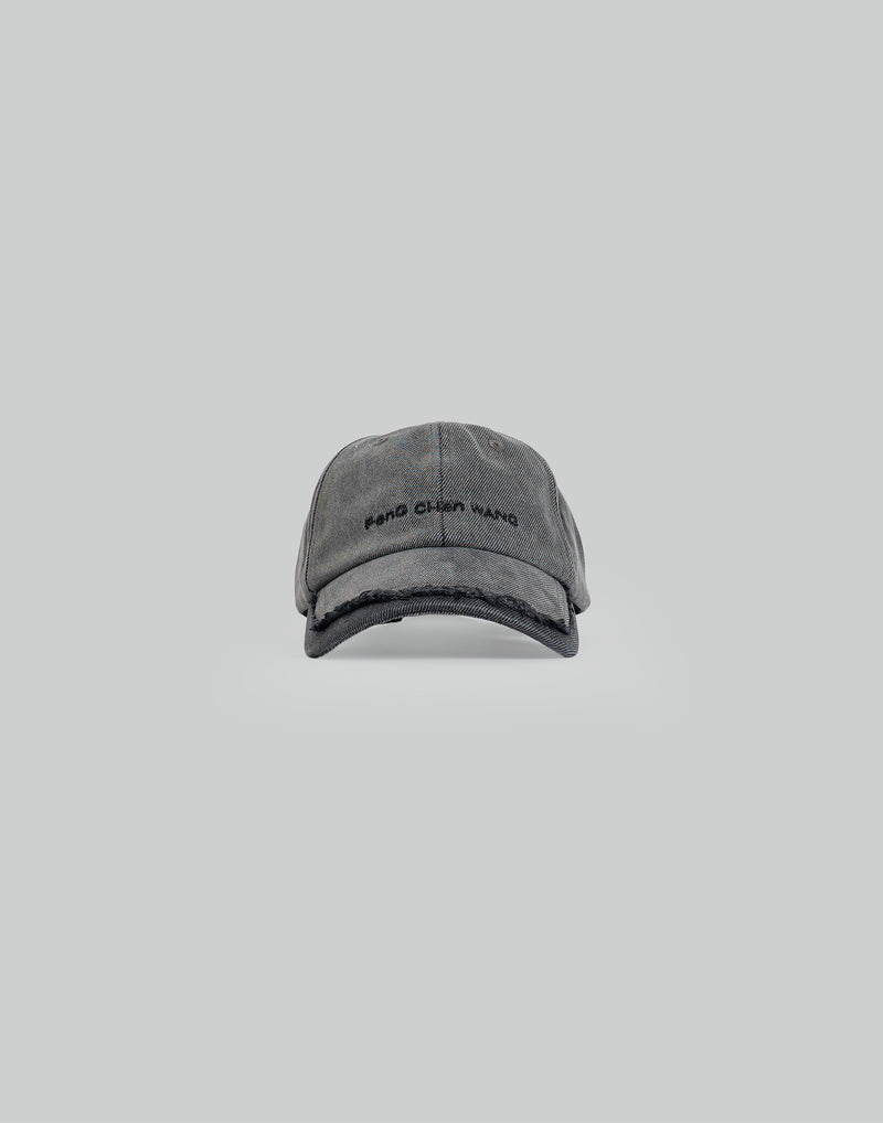 FENG CHEN WANG - DENIM SPLICED BASEBALL CAP - 082plus