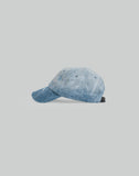 FENG CHEN WANG - DENIM WASHED PRINTED BASEBALL CAP - 082plus