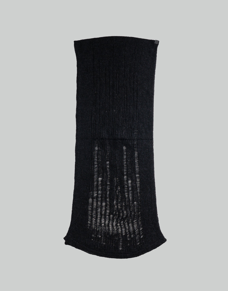 DISTRESSED ALPACA SCARF