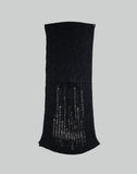 DISTRESSED ALPACA SCARF