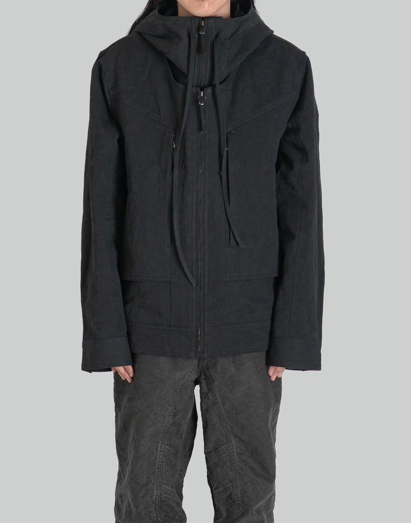 DOUBLE FRONT HOOD PARKA