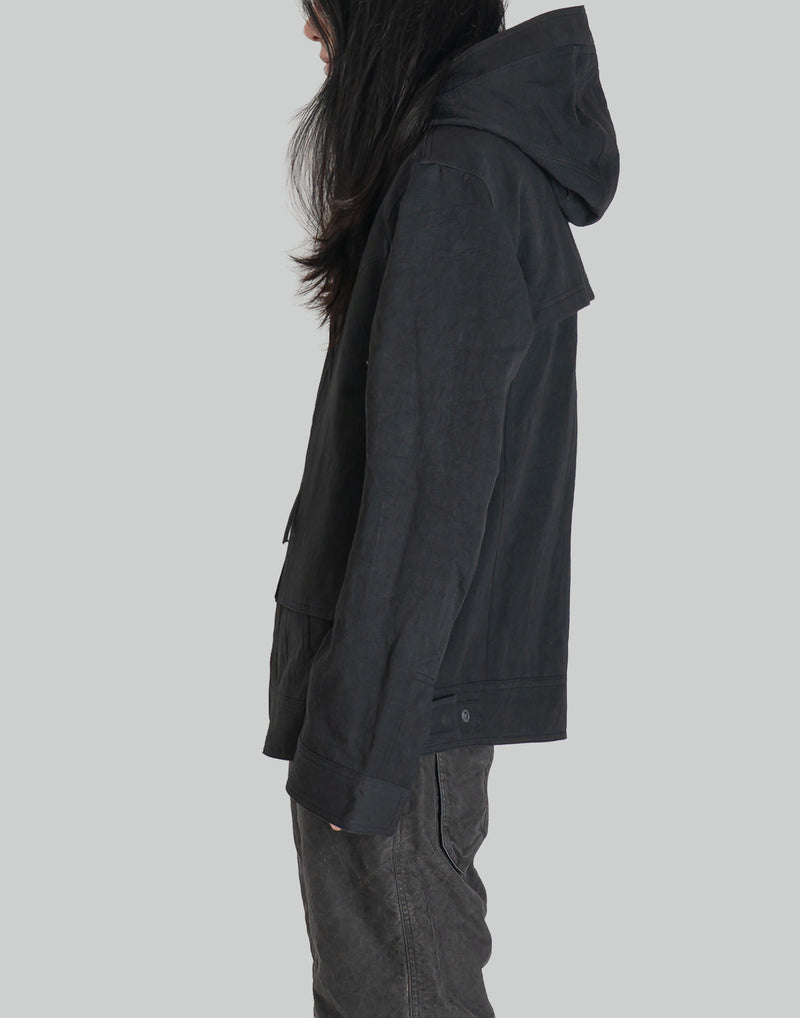 DOUBLE FRONT HOOD PARKA
