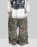 DOUBLE-LAYER WAIST CROPPED PANTS