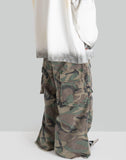 DOUBLE-LAYER WAIST CROPPED PANTS