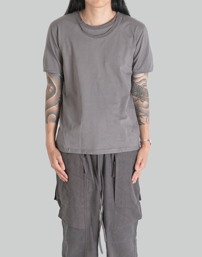 JiyongKim サークルサンブリーチTシャツ JiyongKim サークルサンブリーチTシャツ Sun-Bleached Pack T