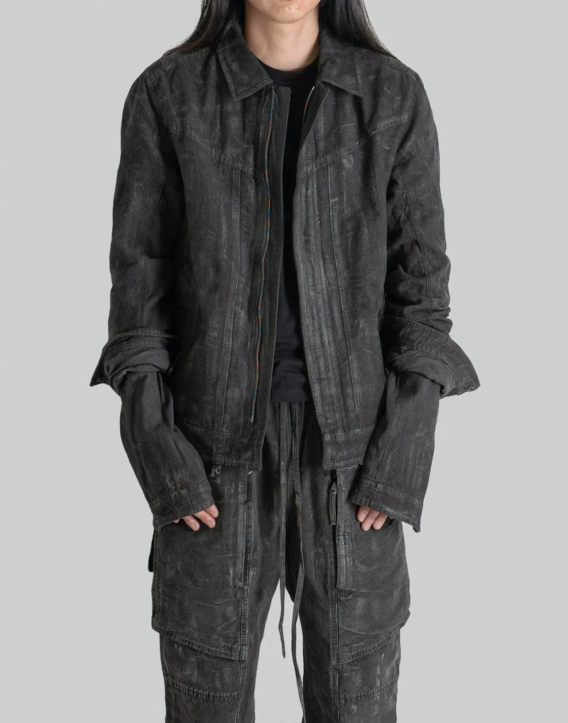 blackmerle - DOUBLE SLEEVE BLOUSON - 082plus