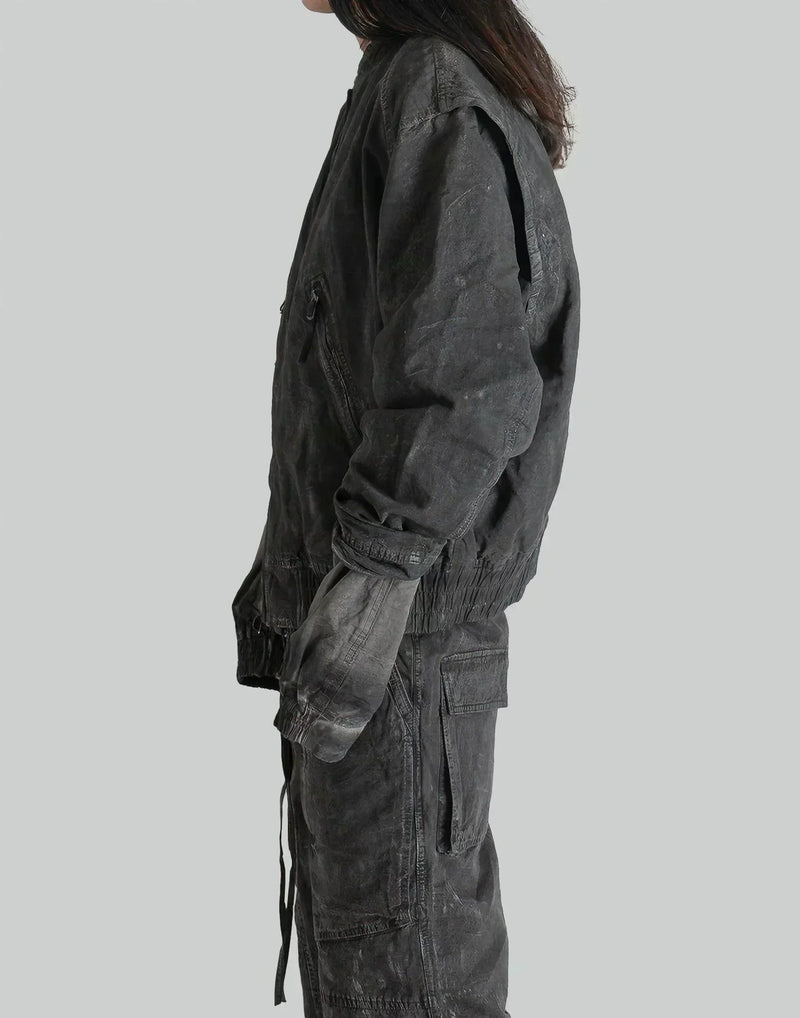 blackmerle - DOUBLE SLEEVE BOMBER - 082plus