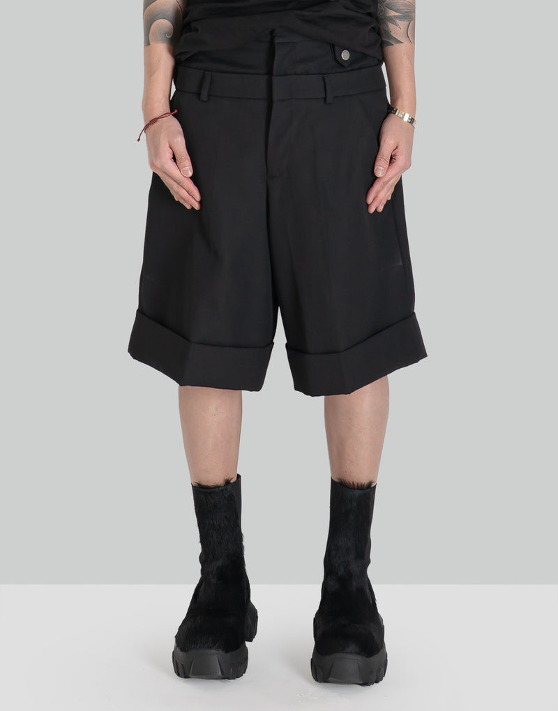 EgonLab - DOUBLE WAIST WOOL SHORT - 082plus