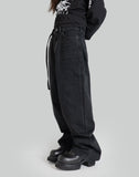 'DOWN TO EARTH'' WIDE LEG JEAN