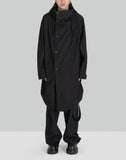 DRAPED COAT
