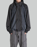 DRAPED DOUBLE HEM TRACK JACKET