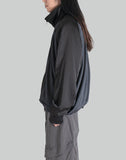 DRAPED DOUBLE HEM TRACK JACKET