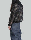 DRAPED LACE HOODIE - 082plus