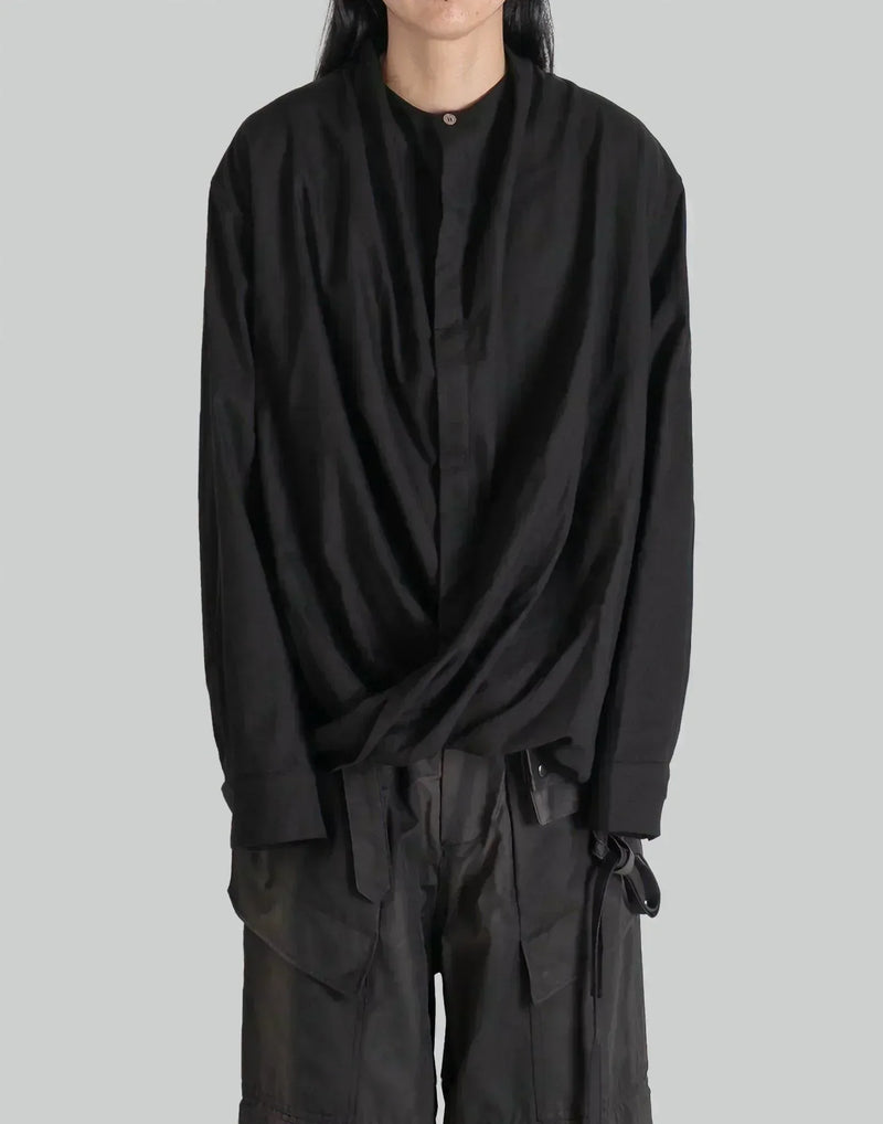 JiyongKim - DRAPED SHIRT - 082plus