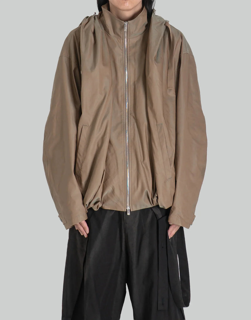 JiyongKim - DRAPED VOLUME HOOD JACKET - 082plus