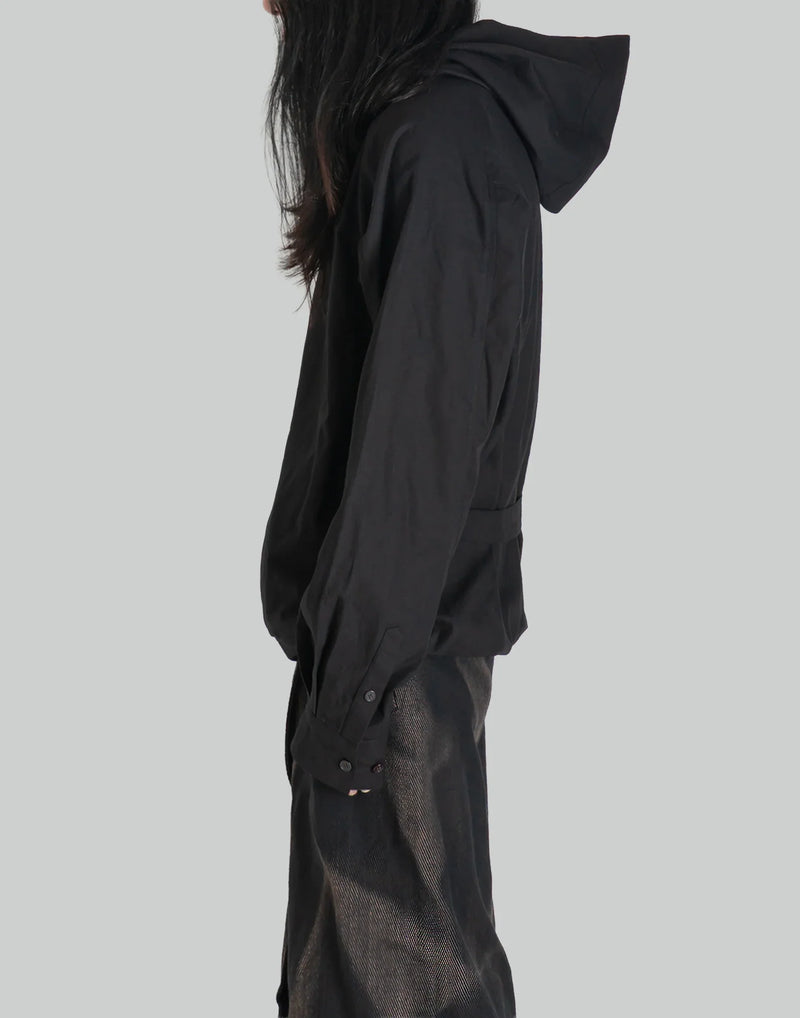 JiyongKim - DRAPED WRAP HOOD JACKET - 082plus