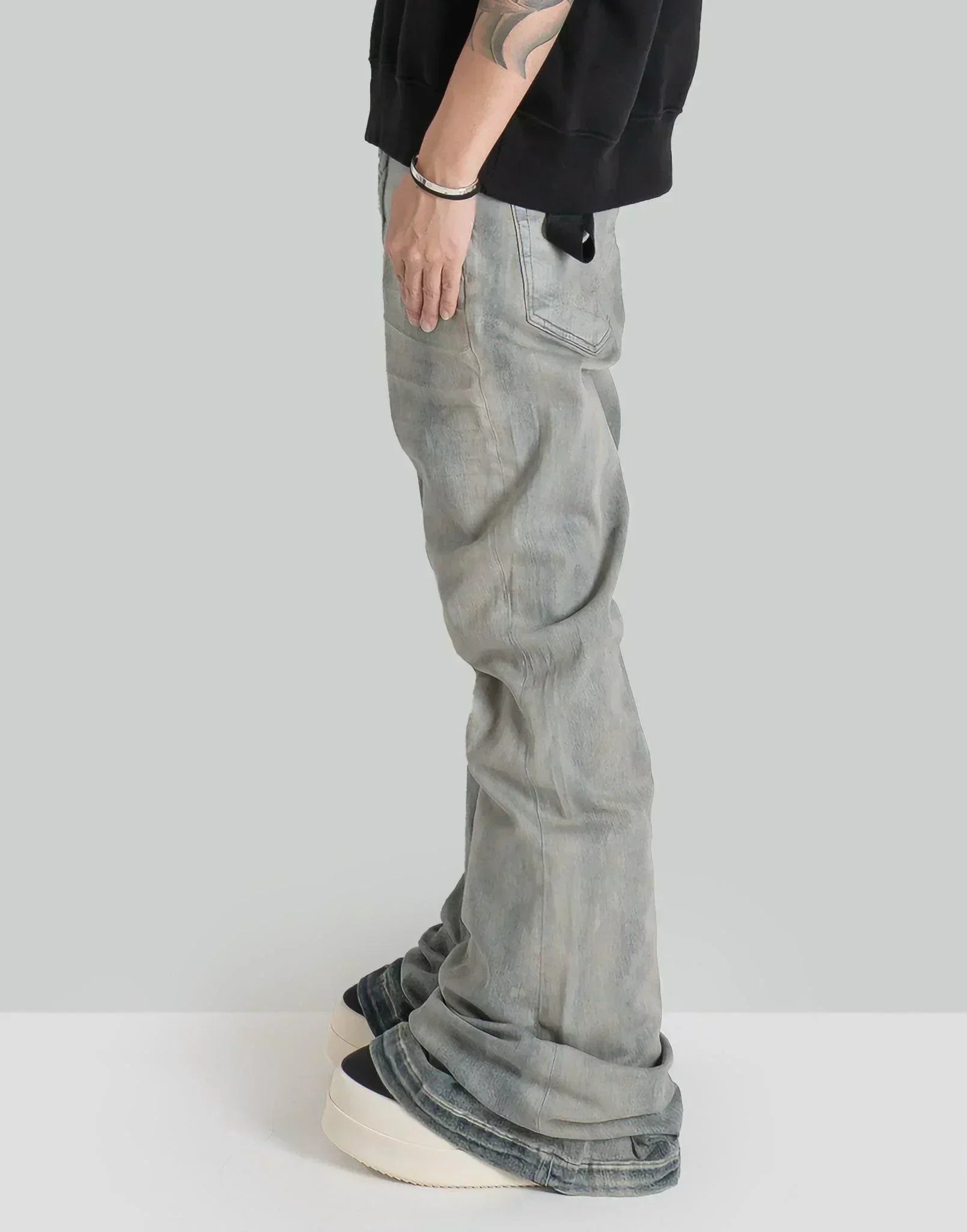 パンツ Rick Owens Drkshdw Bolan bootcut 28 sky Rick Owens Bolan Bootcut Pants - Sky | Garmentory