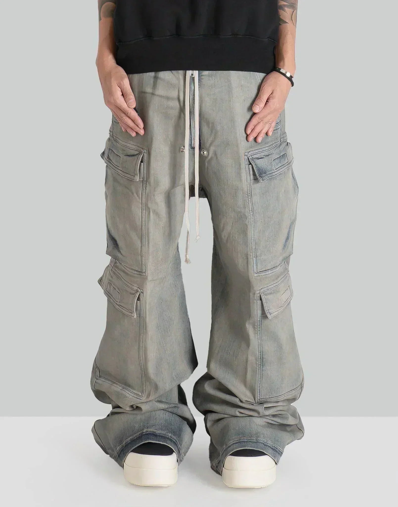 パンツ rick owens DOUBLE CARGO JUMBO BELAS Rick Owens DRKSHDW Double Cargo Jumbo Belas Pants in Brown