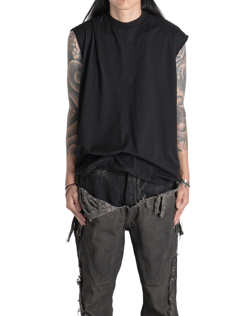 Rick Owens Drkshdw - CROPPED TARP T - 082plus