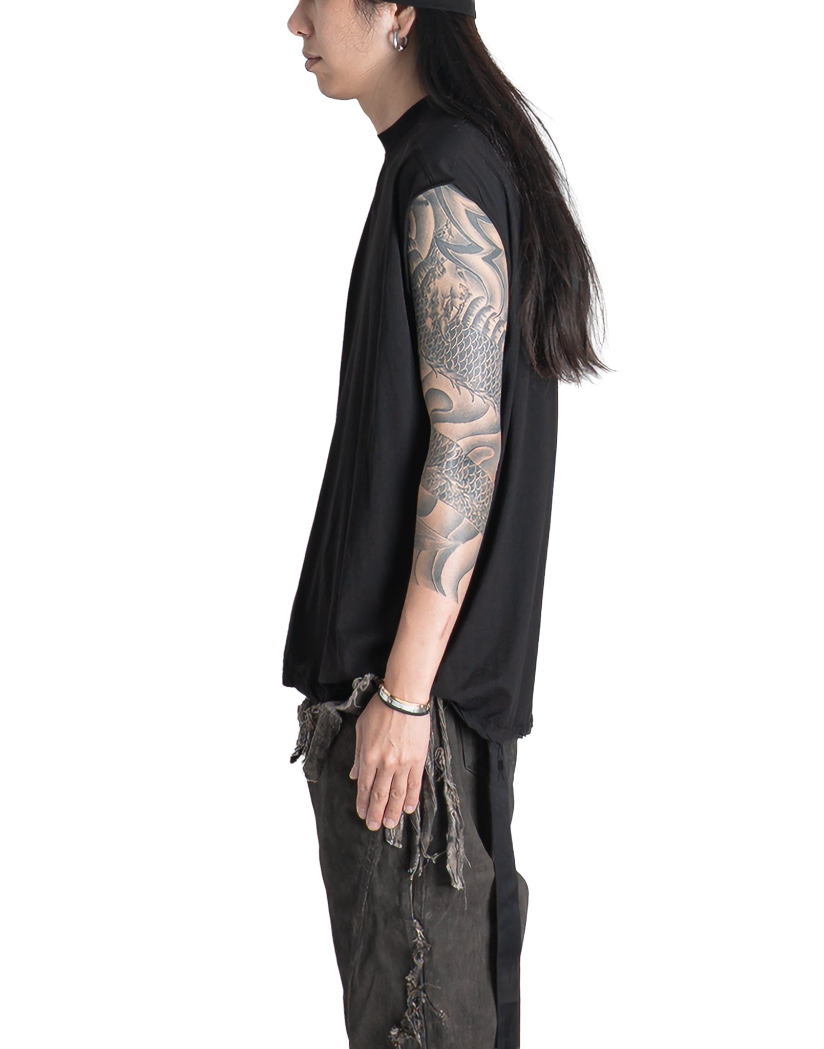 Rick Owens Drkshdw - CROPPED TARP T - 082plus
