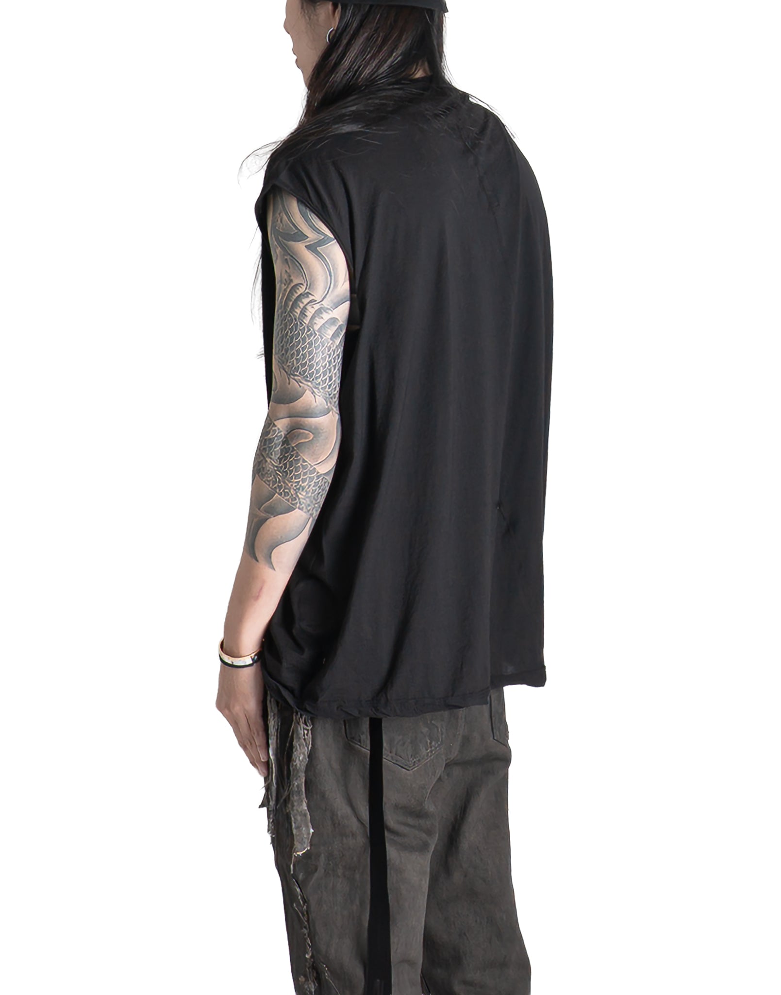 Rick Owens Drkshdw - CROPPED TARP T - 082plus