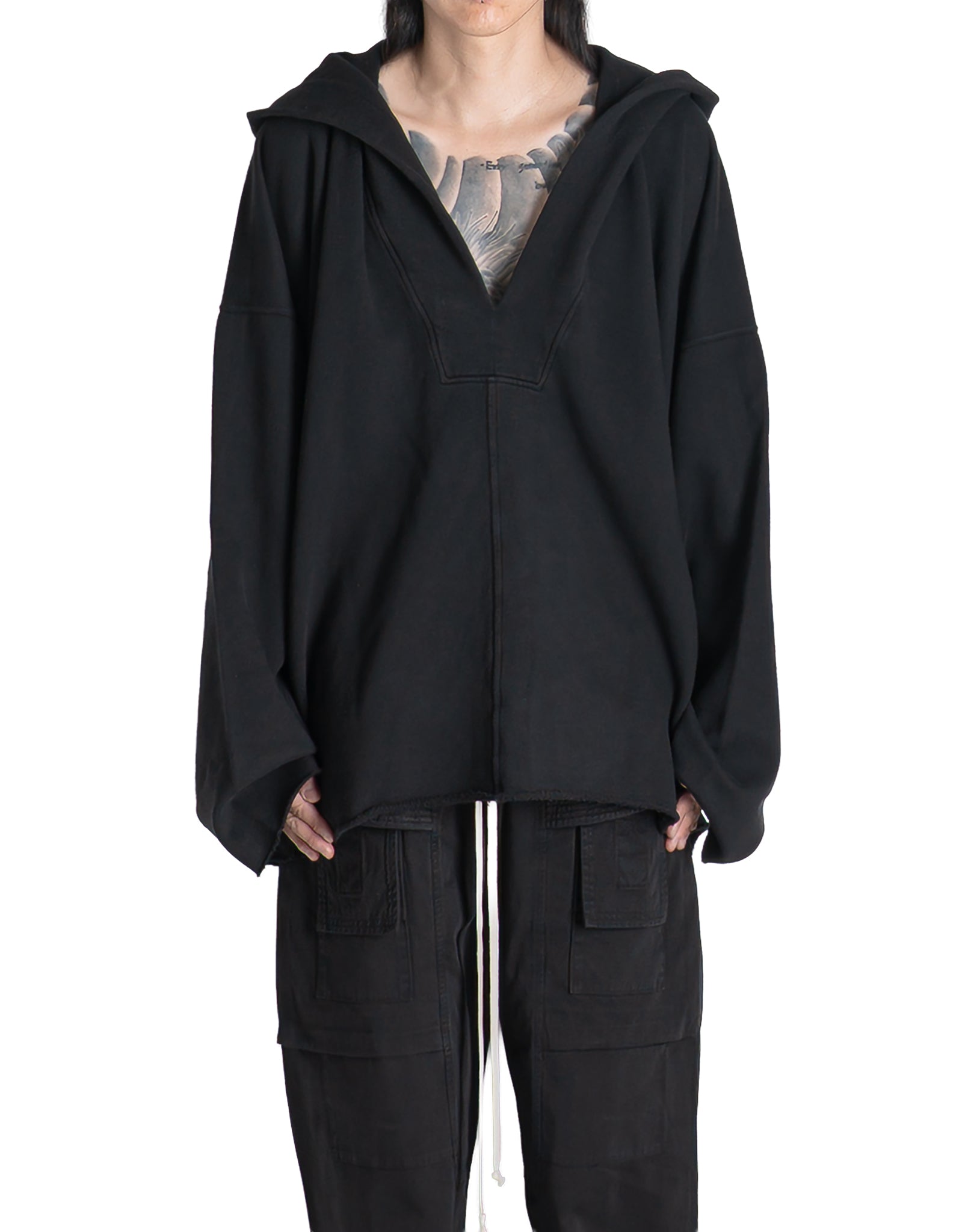 Rick Owens Drkshdw - LS KAFTAN HIP - 082plus