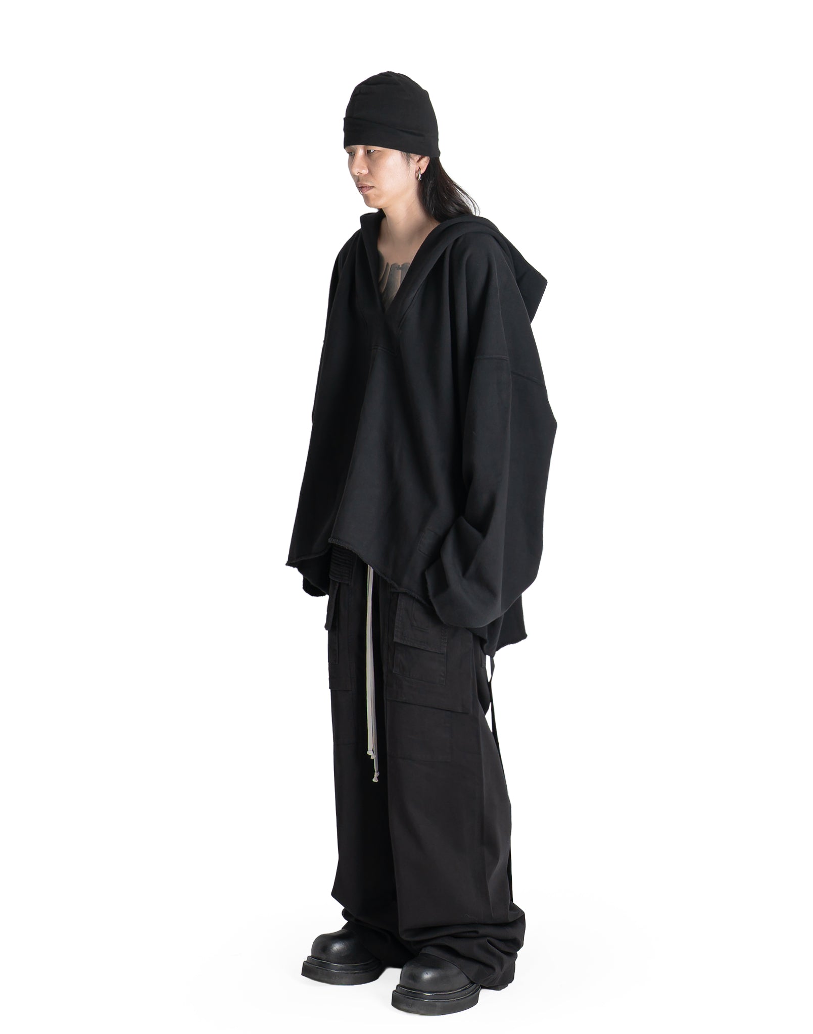 Rick Owens Drkshdw - LS KAFTAN HIP - 082plus