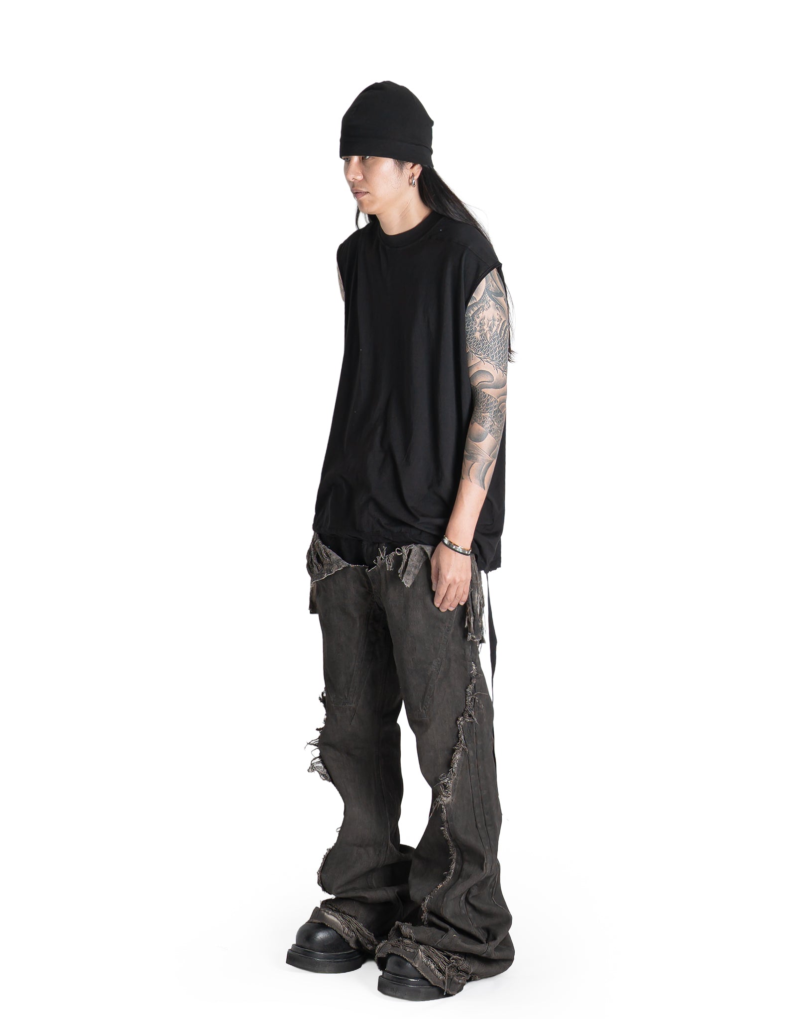 Rick Owens Drkshdw - SLIVERED BOOTCUT - 082plus