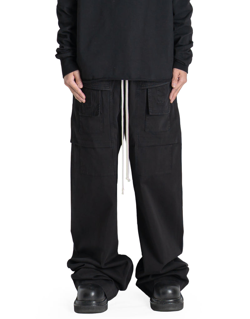 Rick Owens Drkshdw - CREATCH WIDE CARGO DRAWSTRING - 082plus