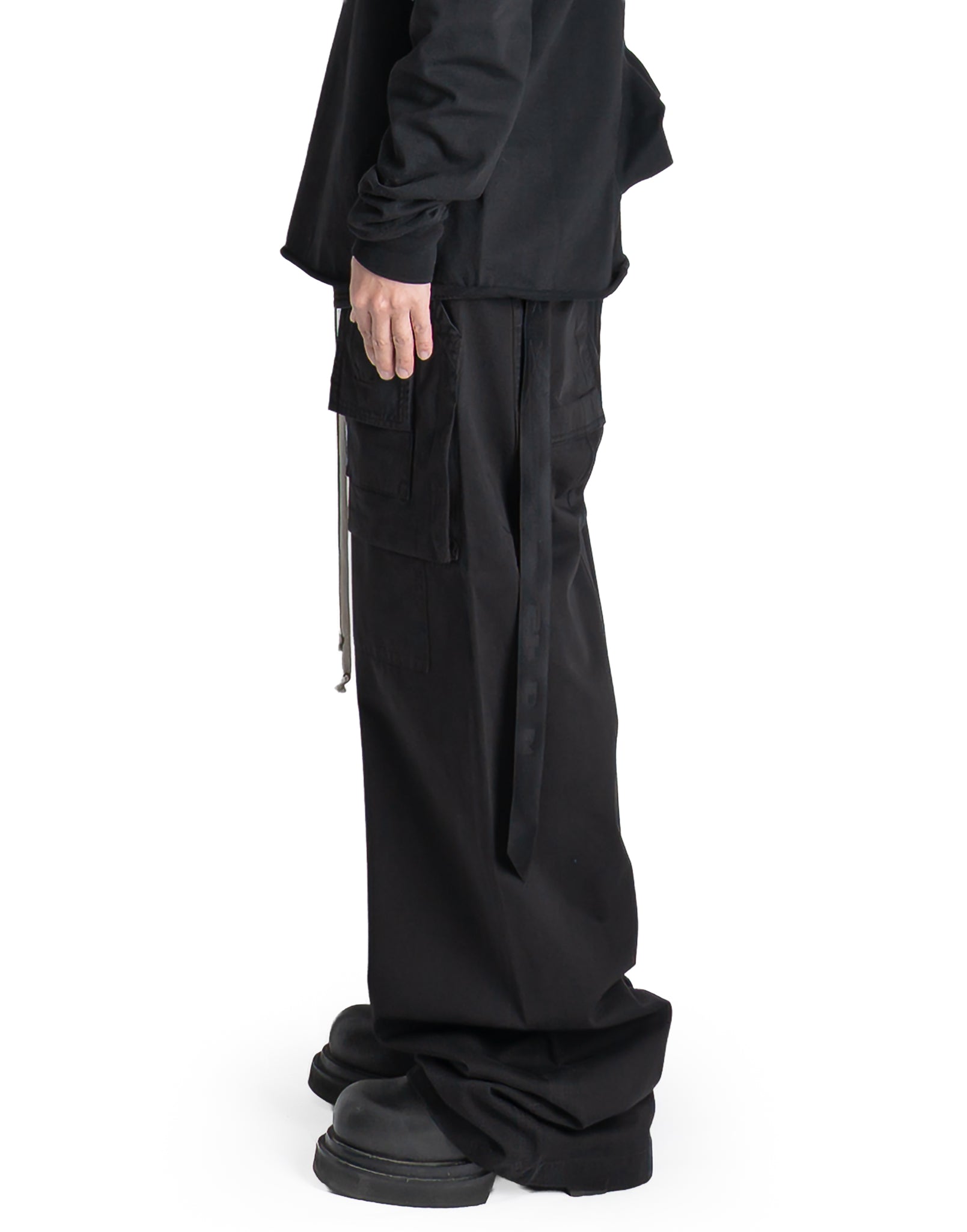 Rick Owens Drkshdw - CREATCH WIDE CARGO DRAWSTRING - 082plus