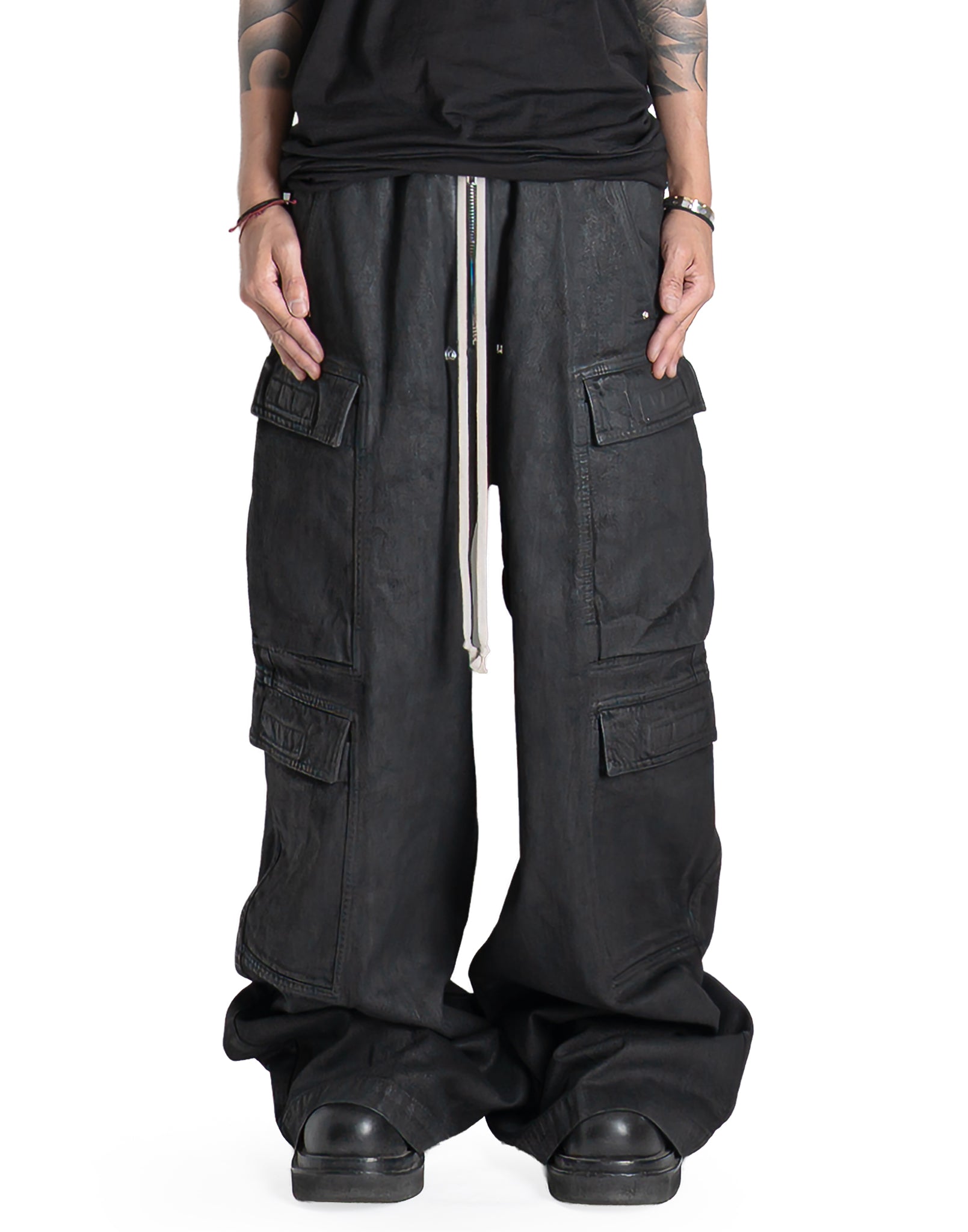 Rick Owens Drkshdw - DOUBLE CARGO JUMBO BELAS - 082plus