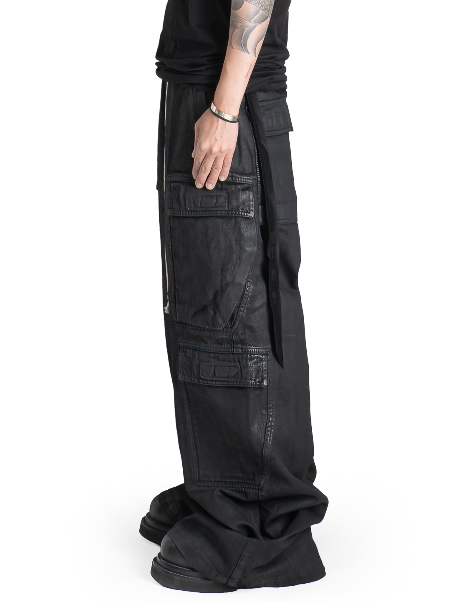 Rick Owens Drkshdw - DOUBLE CARGO JUMBO BELAS - 082plus