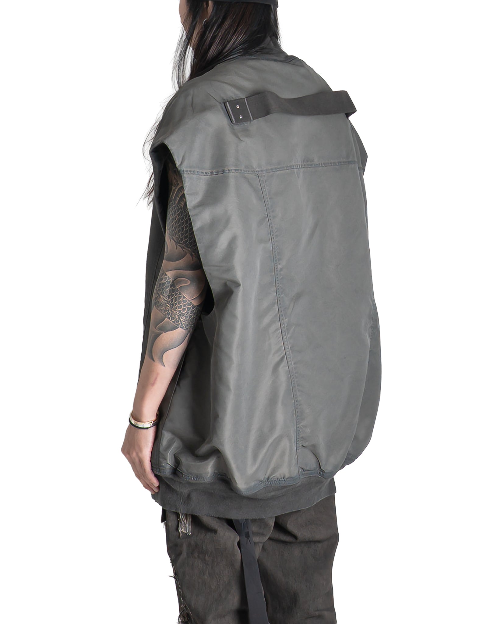Rick Owens Drkshdw - JUMBO SL FLIGHT VEST - 082plus