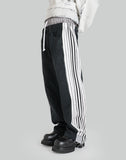 Docking Layered Track Denim Pants - 082plus