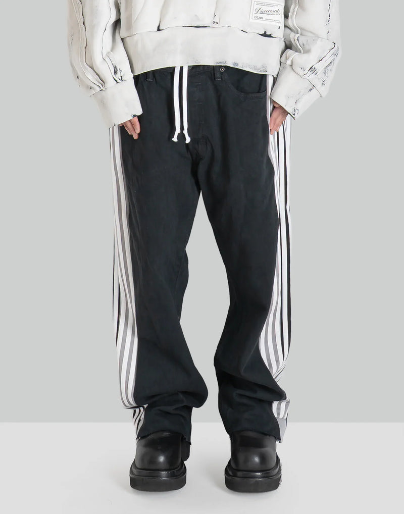 DISCOVERED - Docking Layered Track Denim Pants - 082plus