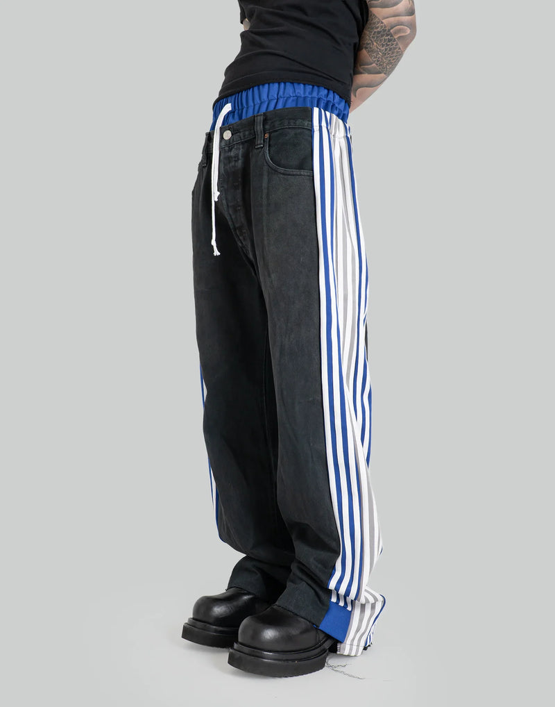 DISCOVERED - Docking Layered Track Denim Pants - 082plus