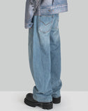 Double Wasit Denim Trousers - 082plus