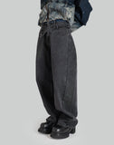 Double Waistband Curved Sean Jeans