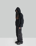 ESSENTIALS BOXY ZIP-UP HOODIE - 082plus