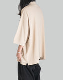 'FAINTING CROSS'' OVERSIZED POLO SHIRT