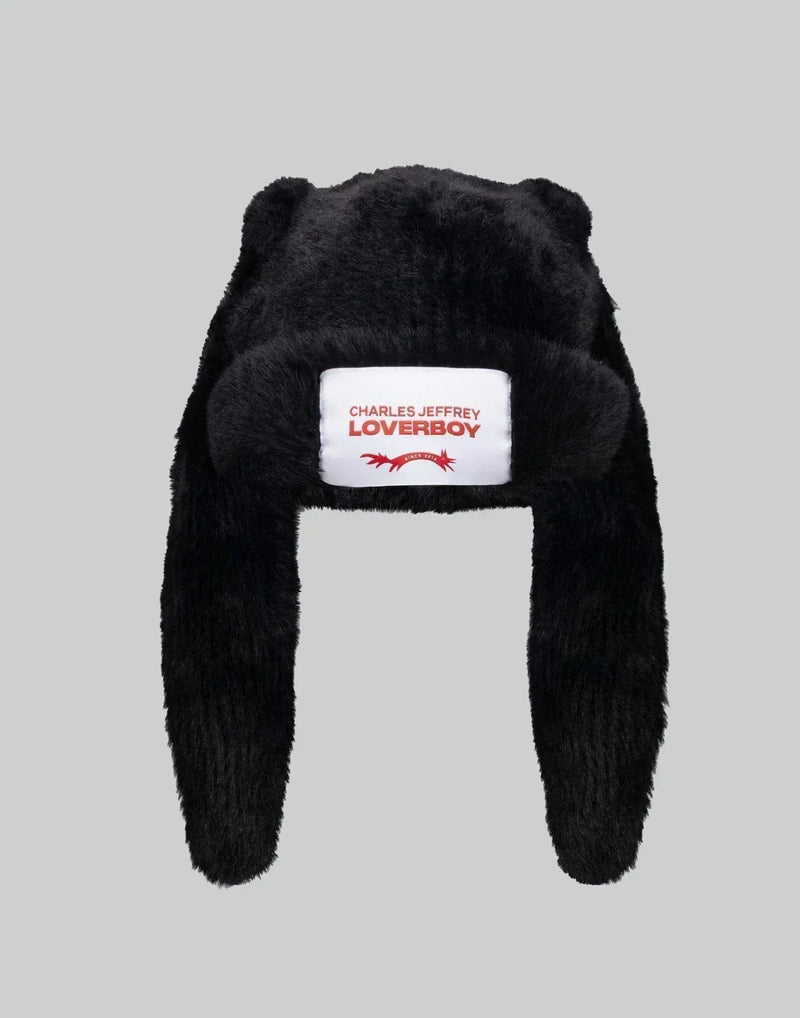 Charles Jeffrey LOVERBOY - FLUFFY CHUNKY RABBIT BEANIE - 082plus