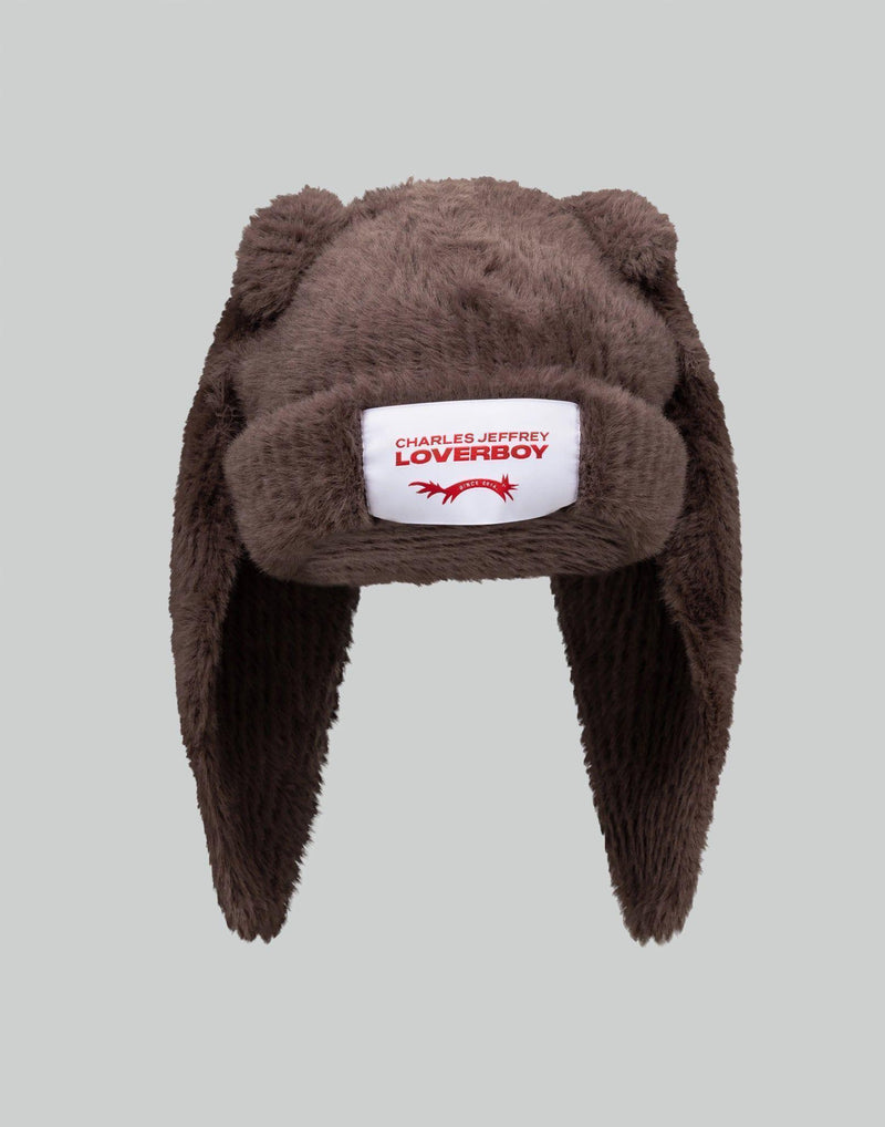 Charles Jeffrey LOVERBOY - FLUFFY CHUNKY RABBIT BEANIE - 082plus