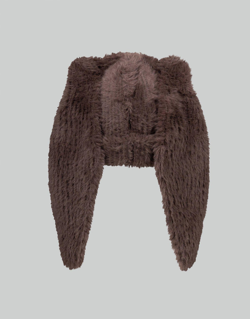 Charles Jeffrey LOVERBOY - FLUFFY CHUNKY RABBIT BEANIE - 082plus