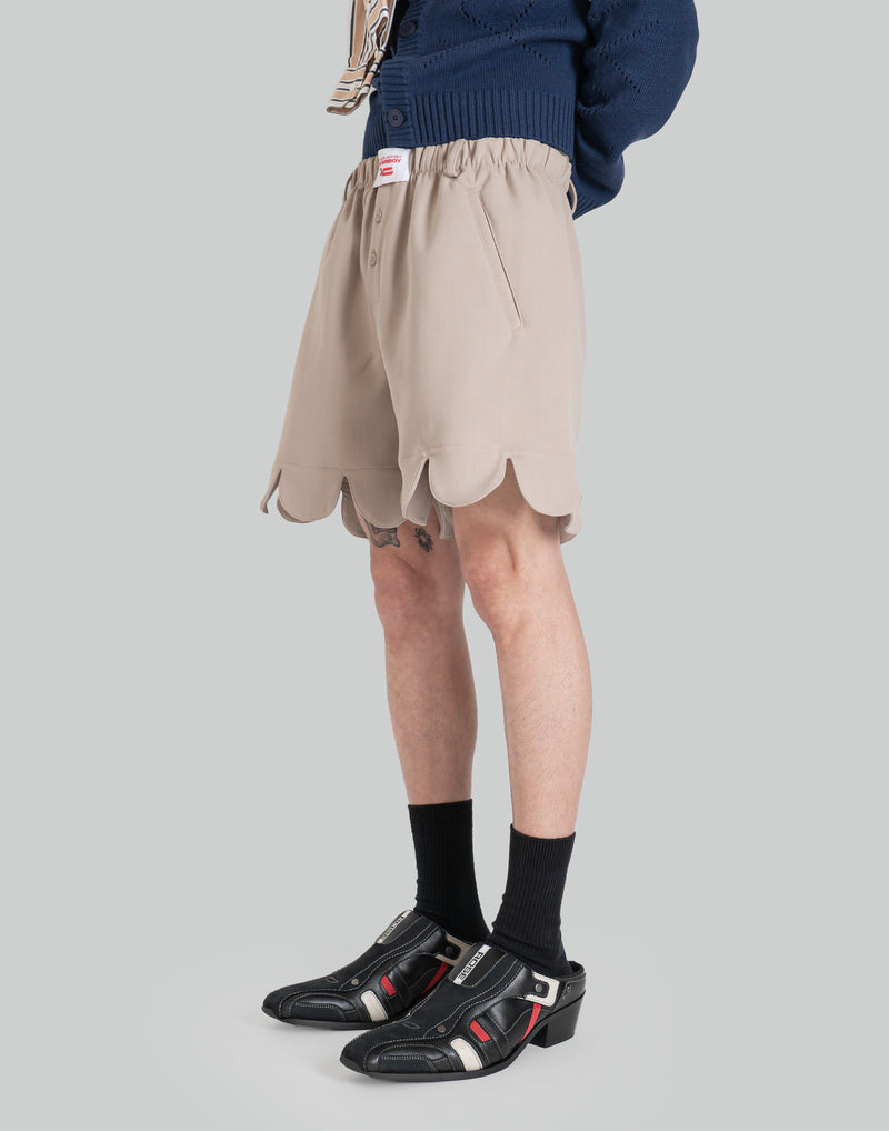 Charles Jeffrey LOVERBOY - FORMAL SCALLOPED BOXER SHORTS - 082plus