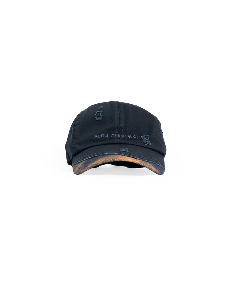 FENG CHEN WANG - PLAID-PANEL BASEBALL CAP - 082plus