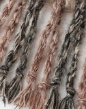 FENG CHEN WANG - GRADIENT JACQUARD KNIT SCARF - 082plus