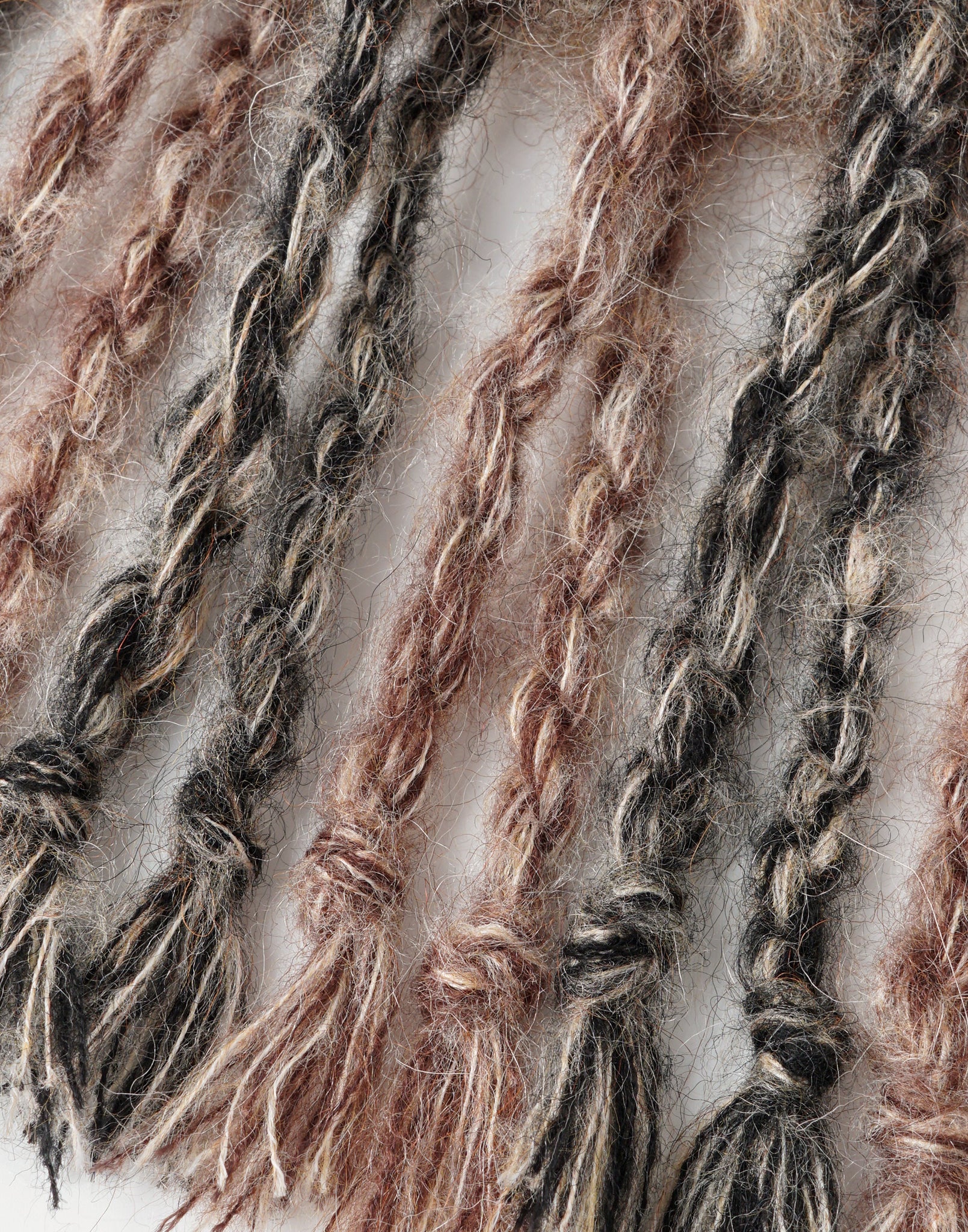 FENG CHEN WANG - GRADIENT JACQUARD KNIT SCARF - 082plus